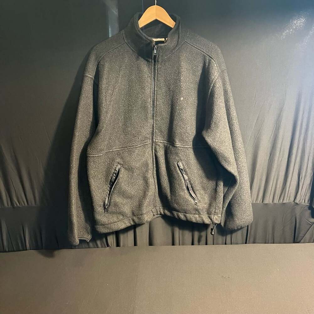 Northwest Territory Vintage Gray Full Zip Fleece Jacket Large